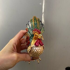 Colorful Rooster Figurine